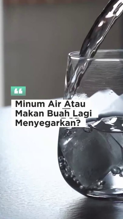 Air Segar yang Menyegarkan Hati, Bukan Cuma Minum